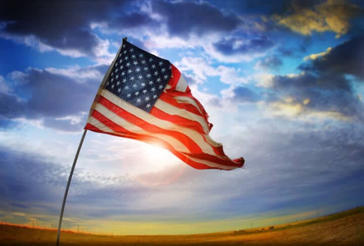 Amerikanische Flagge | © panthermedia.net /curaphotography