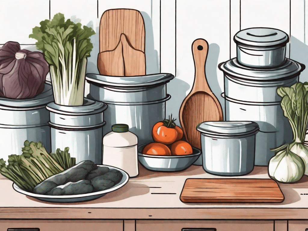 A kitchen filled with reusable containers