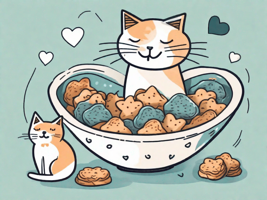 Several different types of cat treats