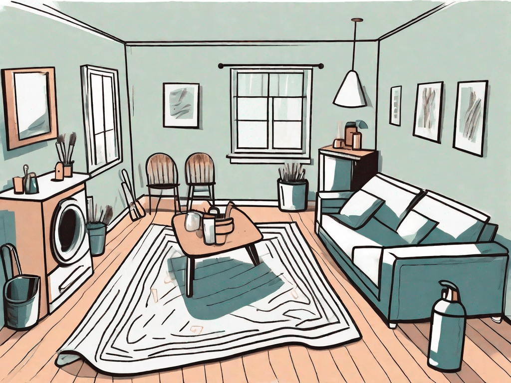 Various rooms in a house (living room