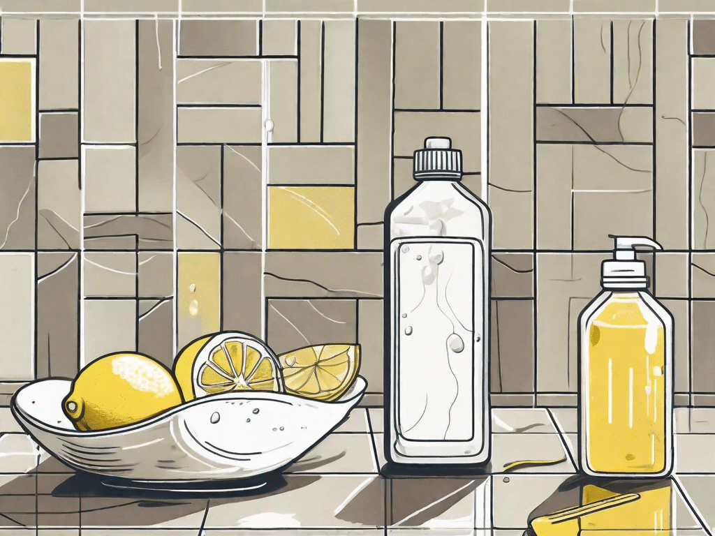 Various natural cleaning agents like vinegar