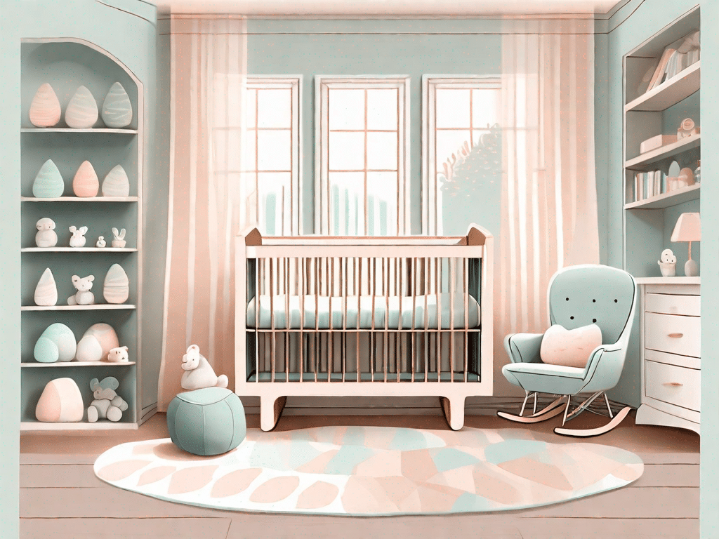 A tranquil baby nursery