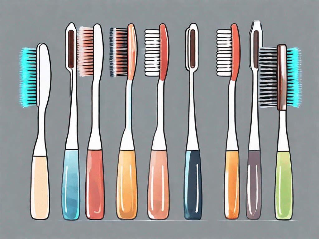 Four different toothbrushes